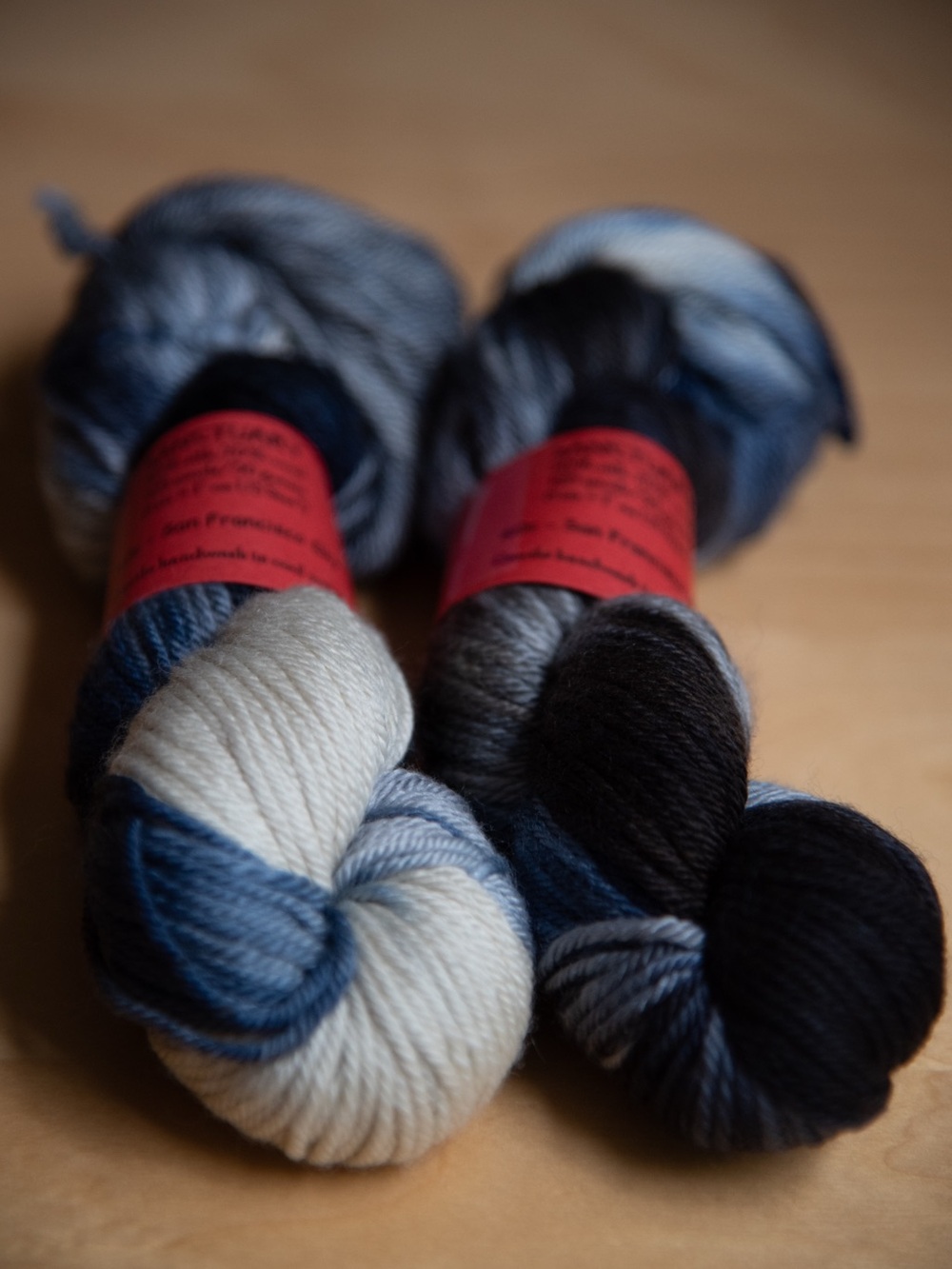 Lot Of 4 Skeins- Alchemy Yarns- Sanctuary (30% silk, 70% wool)- San Fran